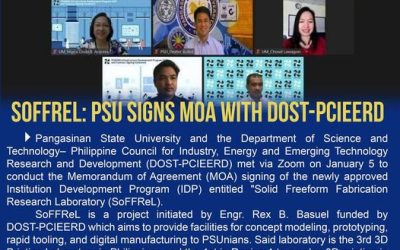 SOFFREL: PSU signs MOA with DOST-PCIEERD