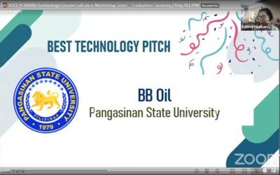 PSUnian researchers aced the perfect pitch at DOST-PCAARRD competition