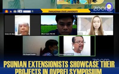 PSUnian extensionists showcase their projects  in OVPREI symposium